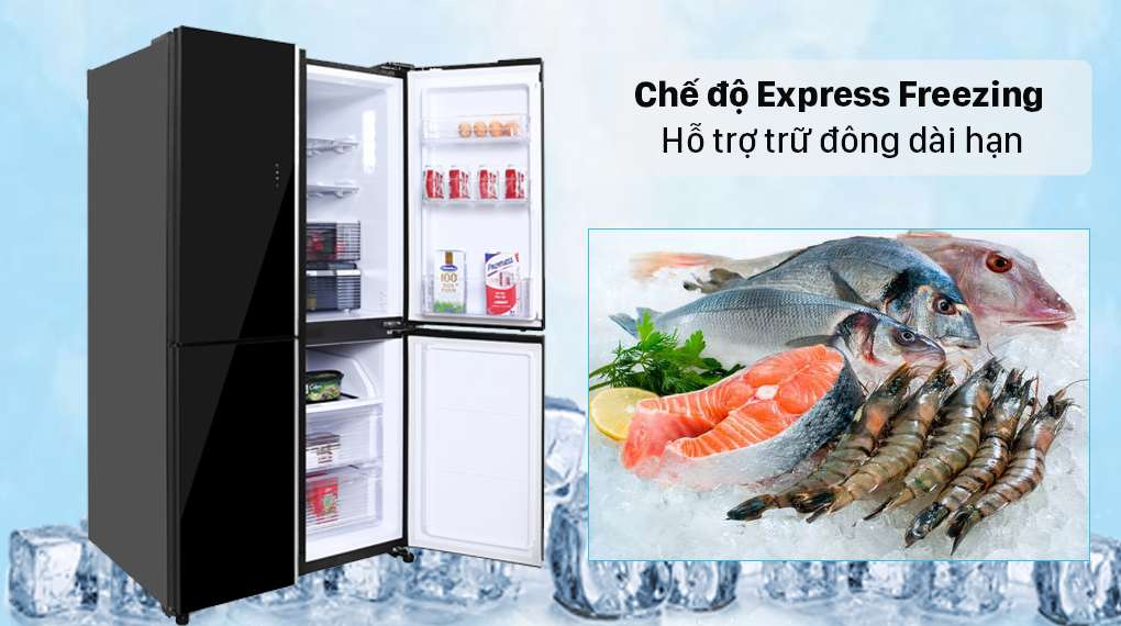 Tủ lạnh Sharp Inverter 525 lít SJ-FXP600VG-BK - Chế độ Express Freezing