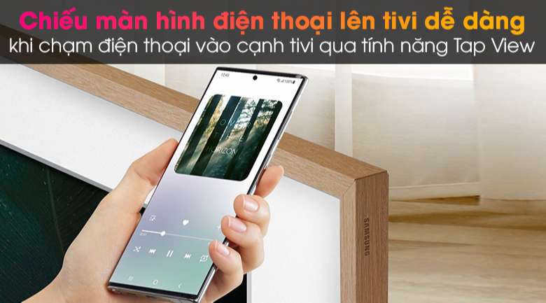 Smart Tivi Khung Tranh The Frame QLED Samsung 4K 65 inch QA65LS03A - Tap View