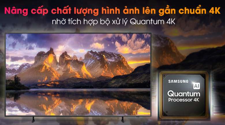 Smart Tivi Khung Tranh The Frame QLED Samsung 4K 65 inch QA65LS03A - Clip Quantum 4K
