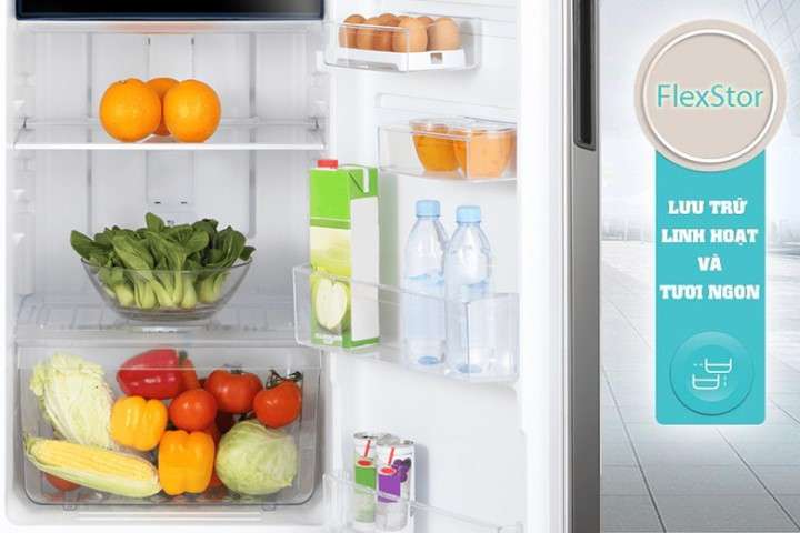 Tủ lạnh Electrolux Inverter 225 lít ETB2502J-A ngăn kệ linh hoạt