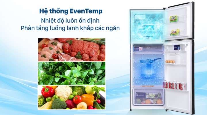 Tủ lạnh Electrolux Inverter 312 lít ETB3440K-H - Làm lạnh nhanh