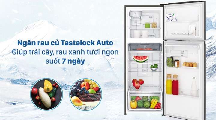 Tủ lạnh Electrolux Inverter 312 lít ETB3460K-H ngăn rau giữ ẩm
