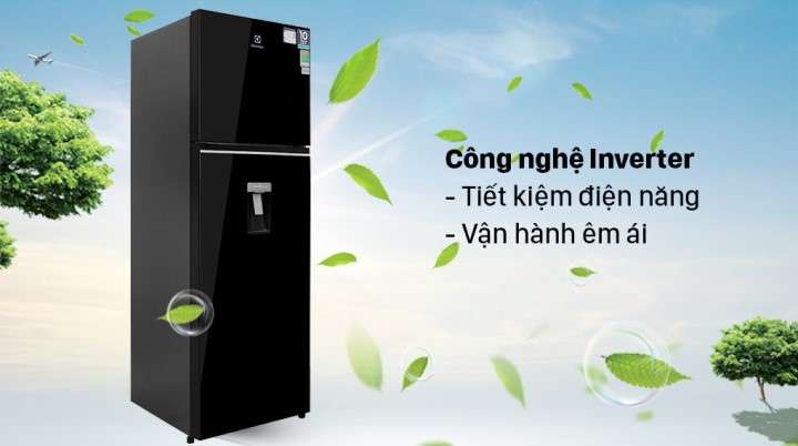 Tủ lạnh Electrolux Inverter 341 lít ETB3740K-H - Tiết kiệm điện