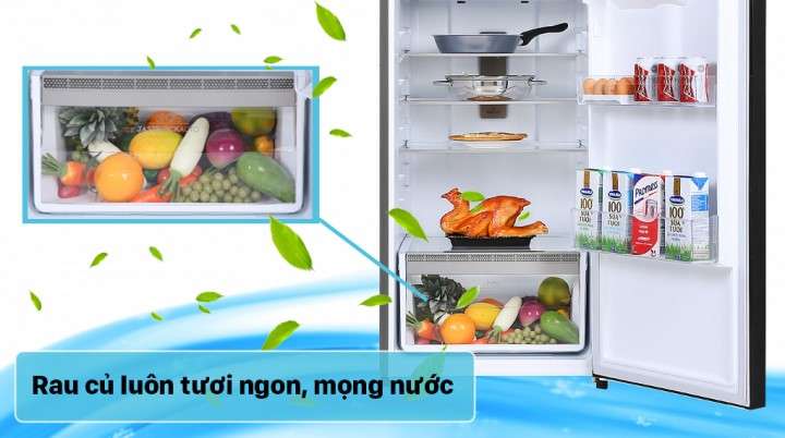 Tủ lạnh Electrolux Inverter 341 lít ETB3740K-H - Bảo quản thực phẩm luôn tươi ngon