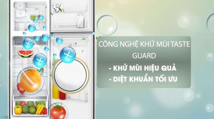 Tủ lạnh Electrolux Inverter 341 lít ETB3760K-H - Khử mùi Taste Guard