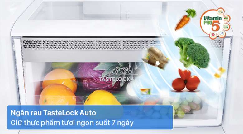 Tủ lạnh Electrolux Inverter 308 lít EBB3442K-H - Bảo quản rau củ luôn tươi ngon