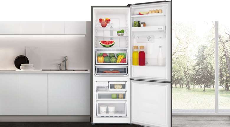 Tủ lạnh Electrolux Inverter 335 lít EBB3742K-A hộp đá xoay