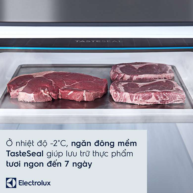 Tủ lạnh Electrolux Inverter 335 lít EBB3762K-H có ngăn đông mềm taste seal