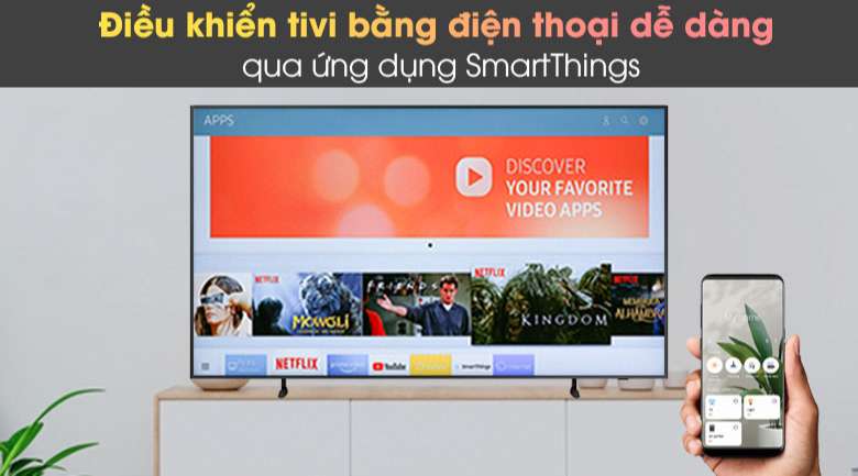 SmartThings - Smart Tivi The Frame QLED Samsung 4K 50 inch QA50LS03A