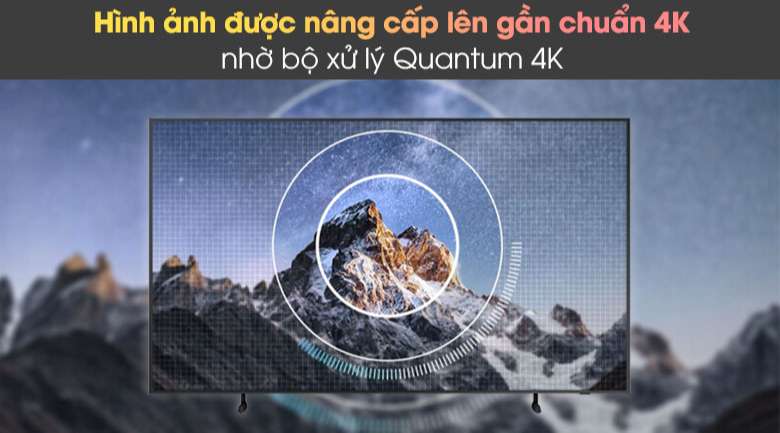 Bộ xử lý Quantum 4K - Smart Tivi The Frame QLED Samsung 4K 50 inch QA50LS03A
