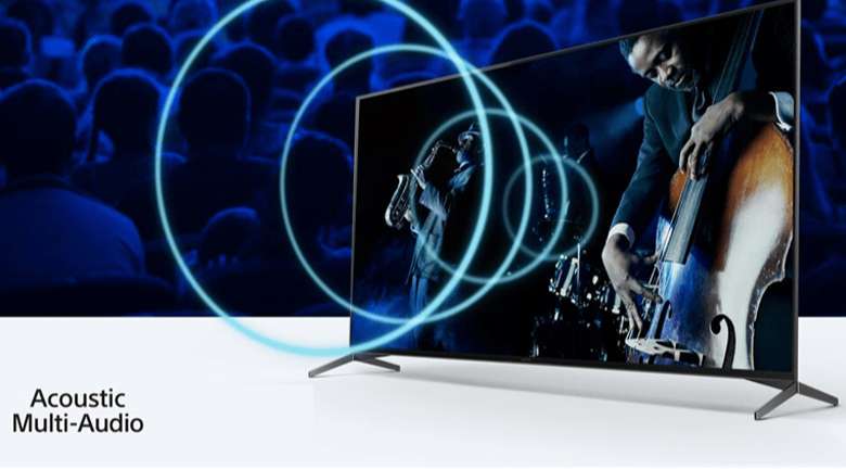 Tivi LED Sony KD-65X95J - Âm thanh phát ra từ màn hình kết hợp hoàn hảo cùng hành động qua công nghệ Acoustics Multi-Audio