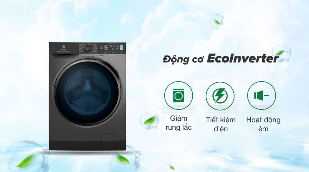 Máy giặt Electrolux Inverter 11 kg EWF1142R7SB - Công nghệ EcoInverter