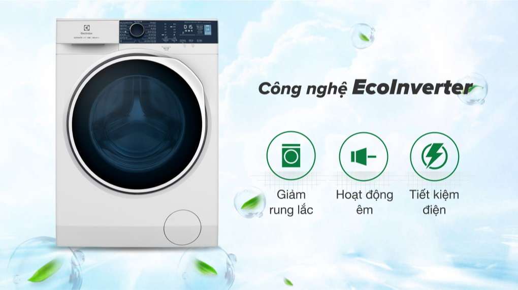 Máy giặt Electrolux Inverter 10 kg EWF1024P5WB - Công nghệ EcoInverter
