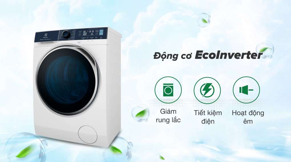 Máy giặt Electrolux 9kg - Tiết kiệm nước, điện hiệu quả với công nghệ EcoInverter