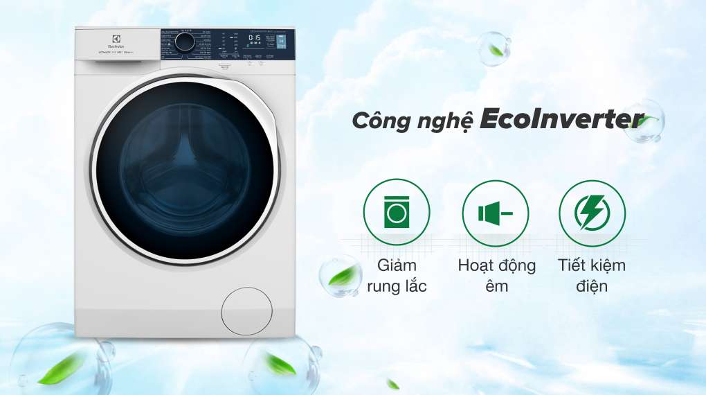 Máy giặt Electrolux Inverter 8 kg EWF8024P5WB - Vận hành ổn định, tiết kiệm điện với công nghệ Eco Inverter