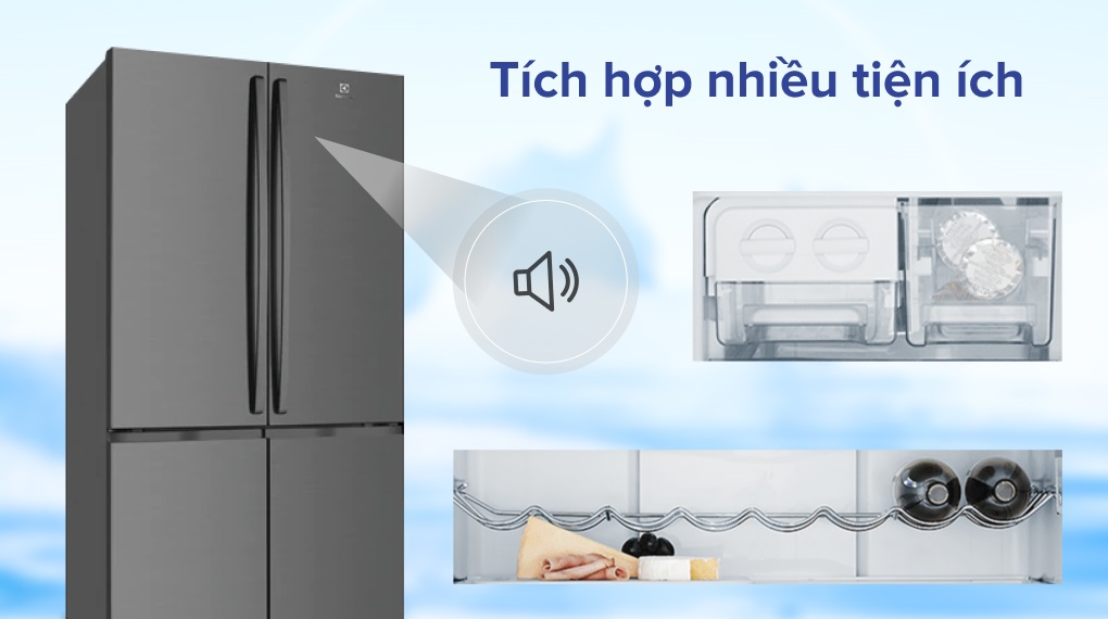 Tủ lạnh side by side Electrolux - Tích hợp thêm nhiều tiện ích đi kèm