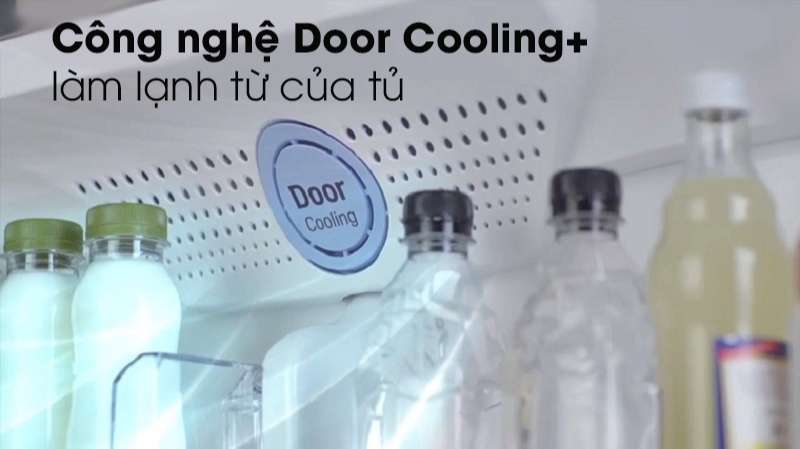 Tủ lạnh LG Inverter 209 lít GN-M208PS- Tăng cường hiệu quả làm lạnh với công nghệ Door Cooling+