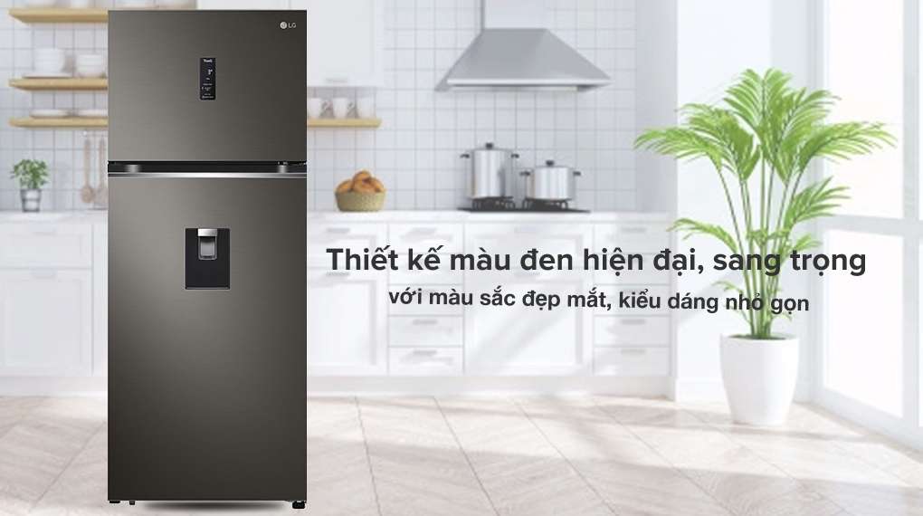 Tủ lạnh LG Inverter 374 lít GN-D372BLA - Thiết kế sang trọng, kiểu dáng hiện đại