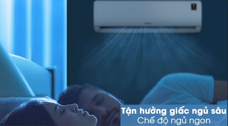 Điều hòa Samsung Inverter 9000 BTU AR09TYHQASINSV - Chế độ ngủ ngon