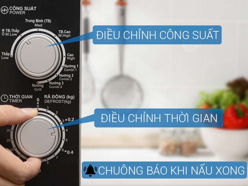 Điều khiển nút vặn bằng tiếng Việt dễ dàng thao tác