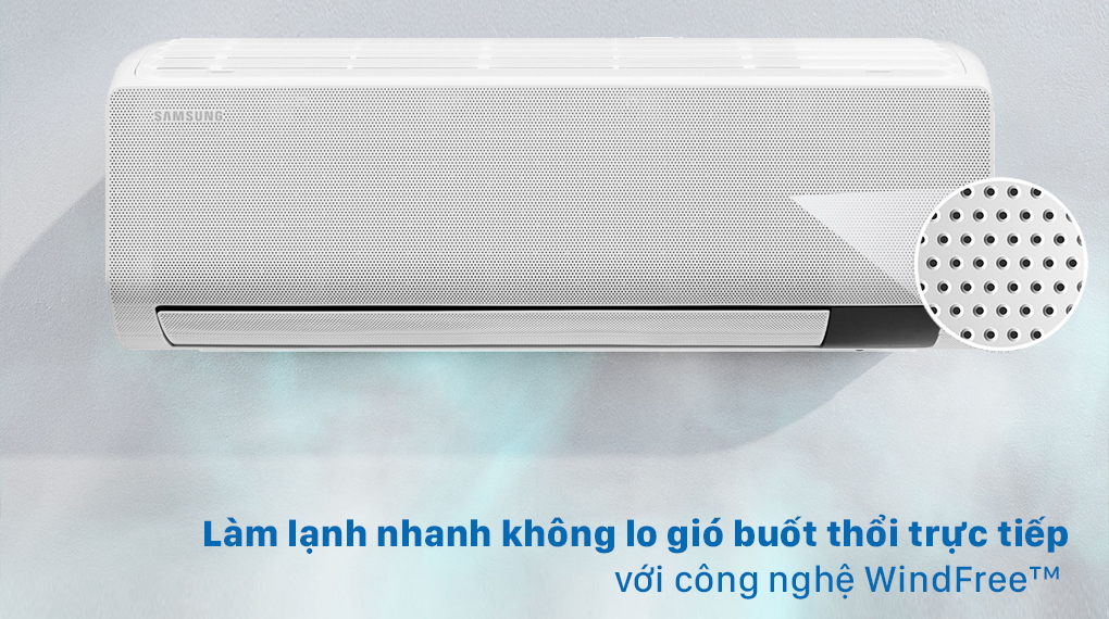 Điều hòa Samsung Wind-Free Inverter 9400 BTU AR10TYGCDWKNSV - Công nghệ WindFree™ 