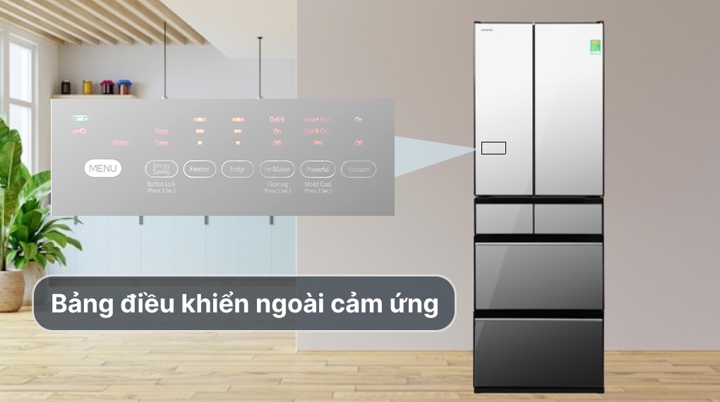 Tủ lạnh Hitachi R-HW540RV (X)