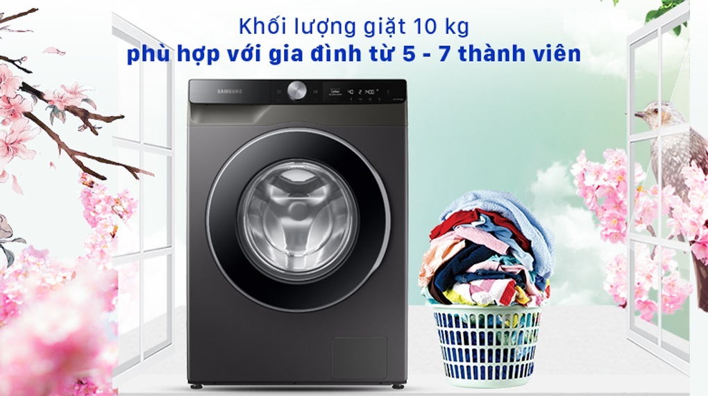 Máy giặt Samsung WW10T634DLX/SV