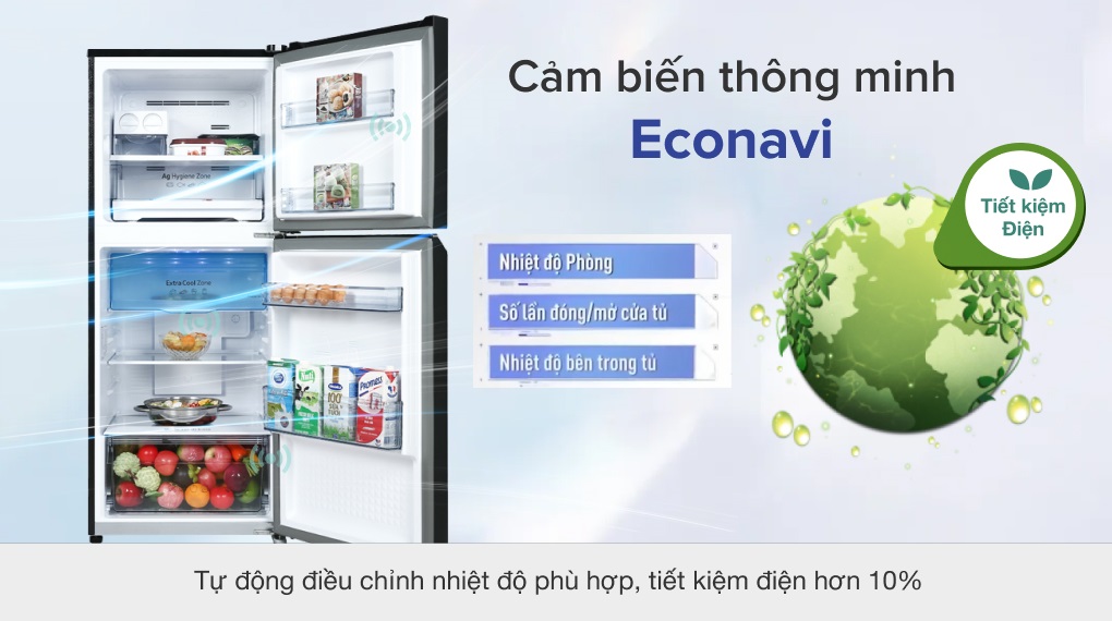 Tủ lạnh Panasonic NR-TV301VGMV