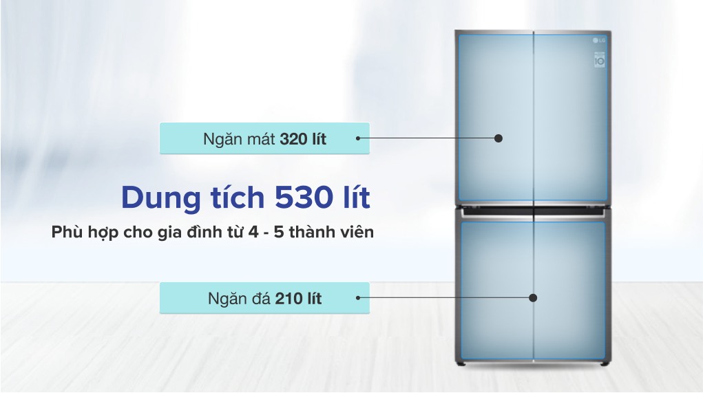 Tủ lạnh LG GR-B53PS
