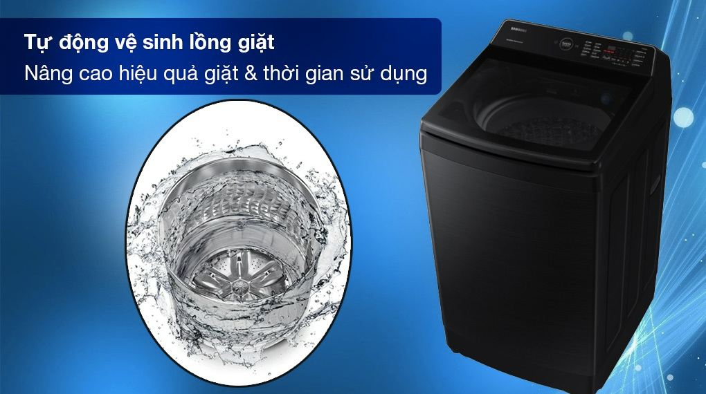 Máy giặt Samsung 12kg WA12CG5745BV/SV lồng đứng - Mua máy giặt tìm Điện Máy  ABC