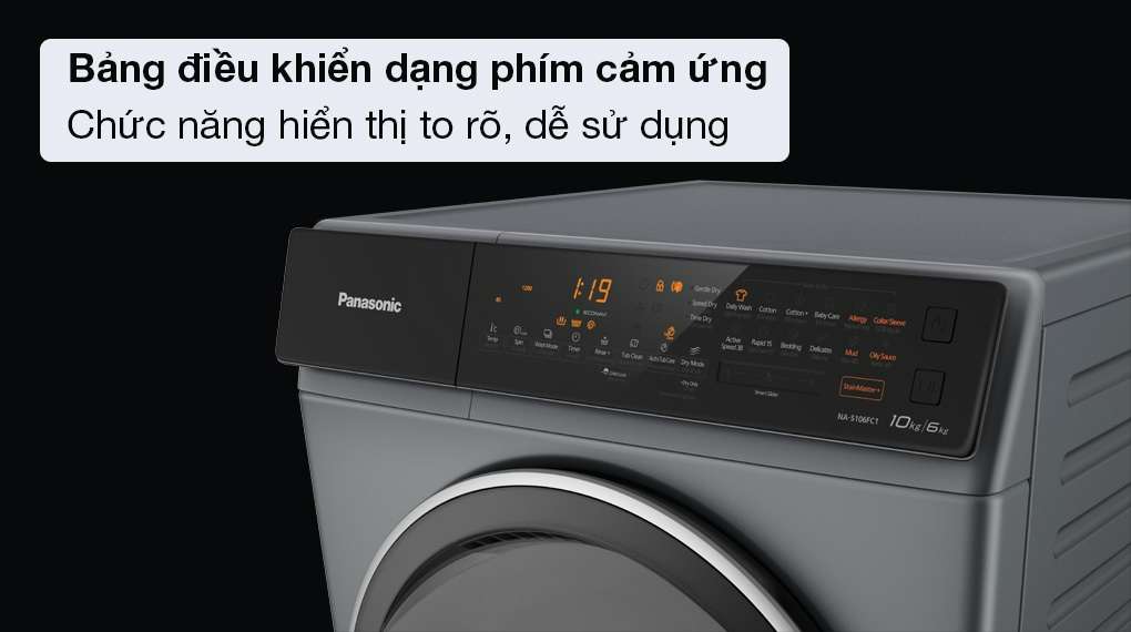 Máy giặt sấy Panasonic NA-S106FC1LV