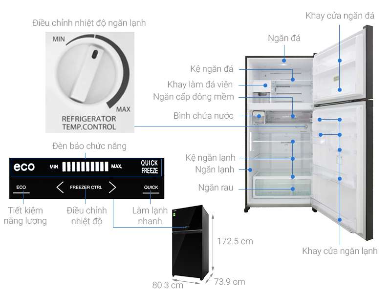 Tủ lạnh Toshiba GR-AG58VA(XK)