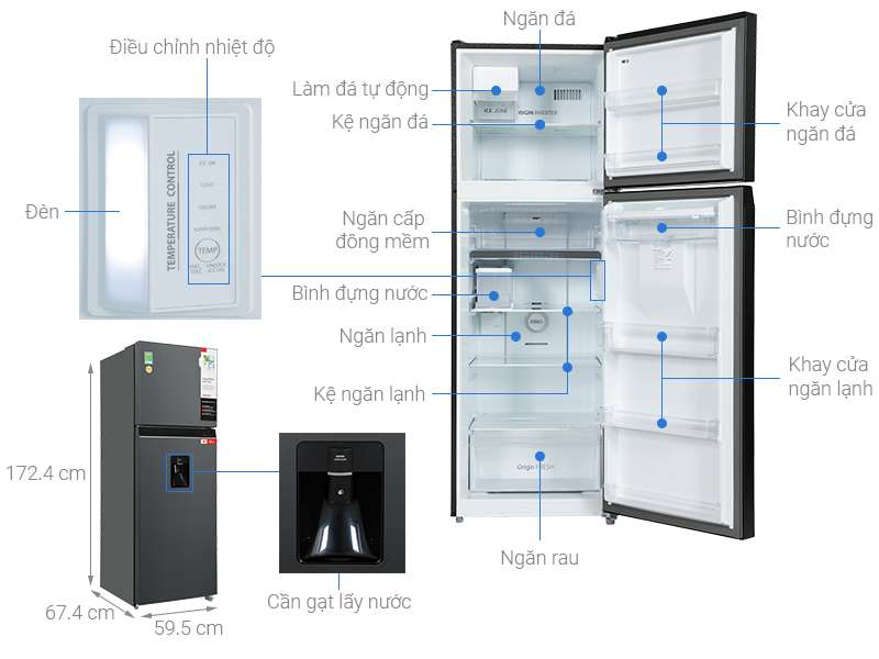Tủ lạnh Toshiba GR-RT435WEA-PMV(06)-MG
