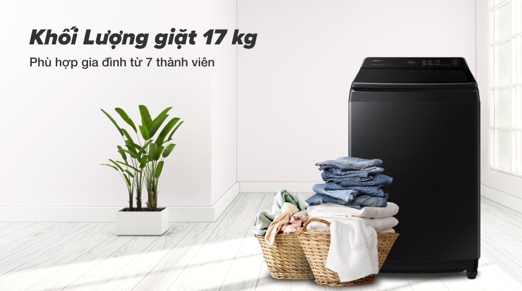 Máy giặt Samsung WA17CG6886BVSV