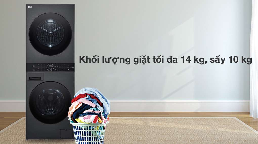 Máy giặt sấy LG WT1410NHB