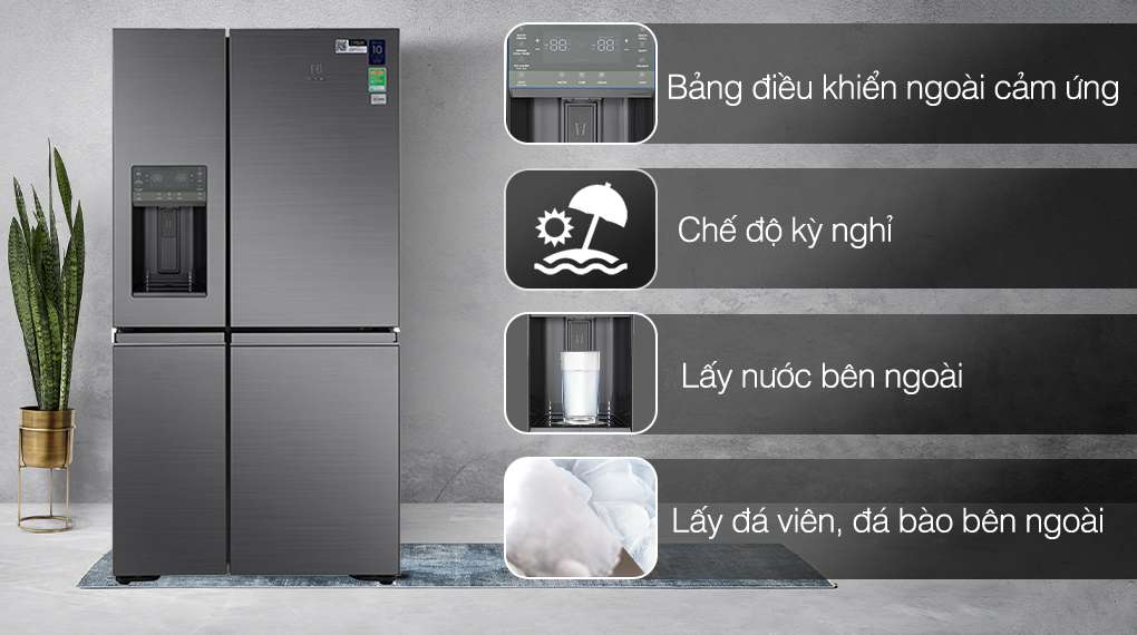 Tủ lạnh Electrolux EQE6879A-B