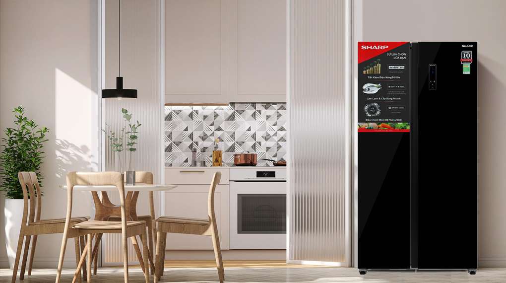 Tủ lạnh Sharp SJ-SBX530VG-BK