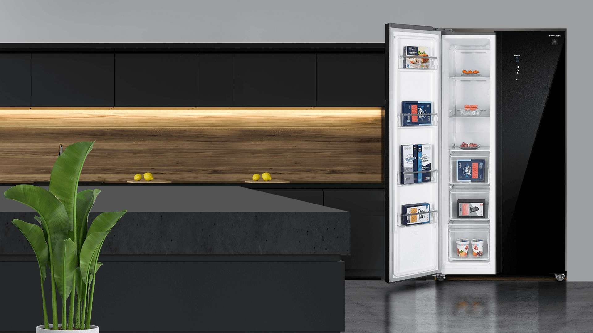 Tủ lạnh Sharp SJ-SBXP600V-SL