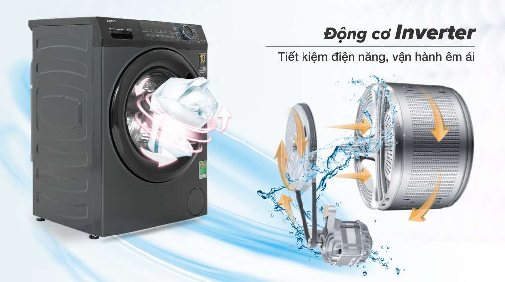 Máy giặt Aqua AQD-A852J BK
