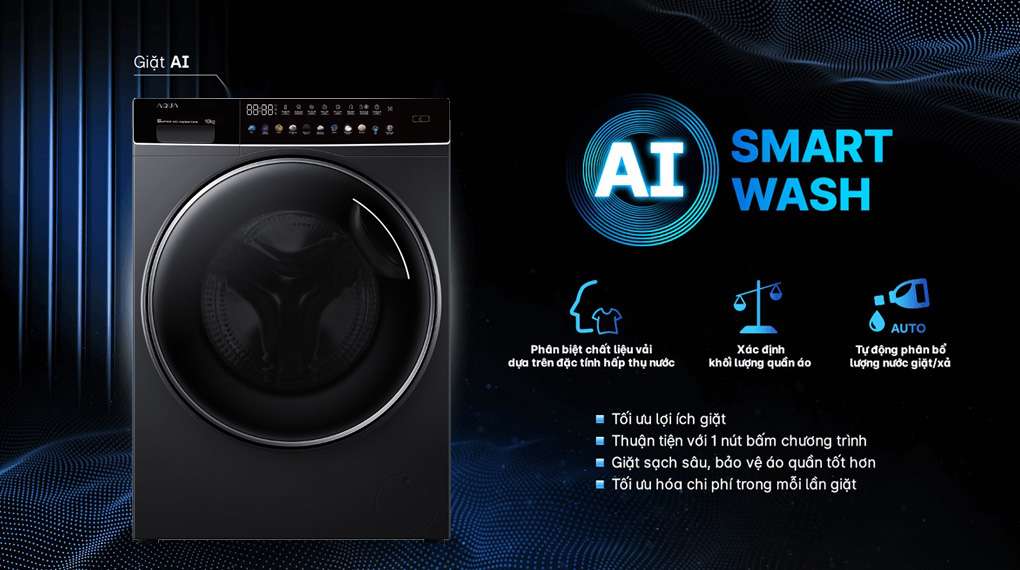Máy giặt Aqua AQD-DDW1000J BK