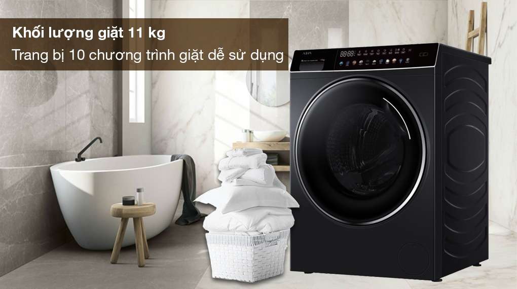 Máy giặt Aqua AQD-DDW1100J-BK