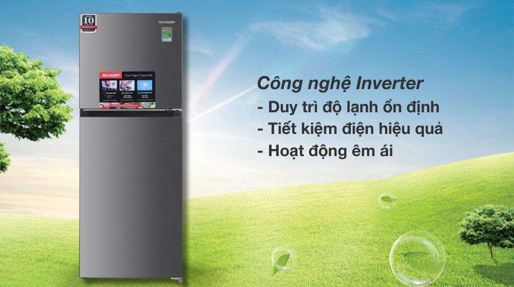 Tủ lạnh Sharp SJ-X198V-SL