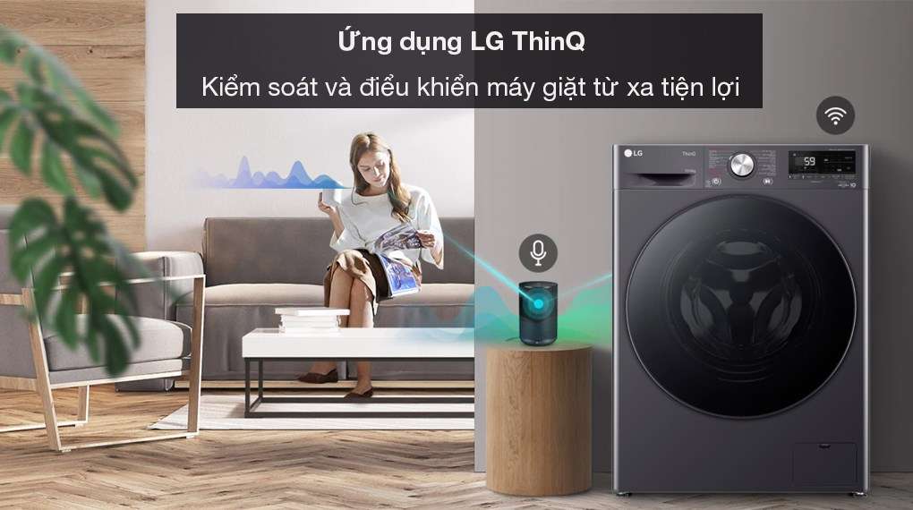 Máy giặt sấy LG FV1410D4M1