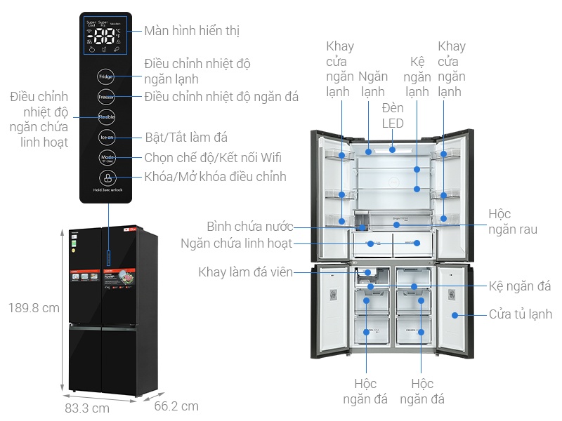Tủ lạnh Toshiba GR-RF665WIA-PGV(22)-XK