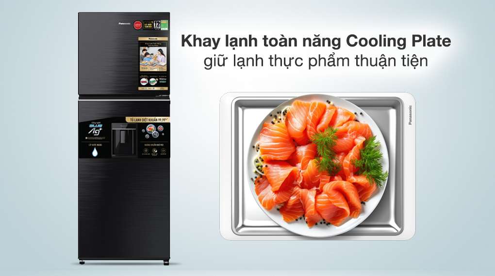 Tủ lạnh Panasonic NR-TL381GVKV