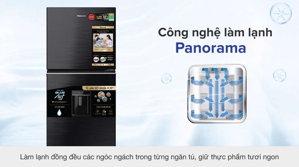 Tủ lạnh Panasonic NR-TL381GVKV