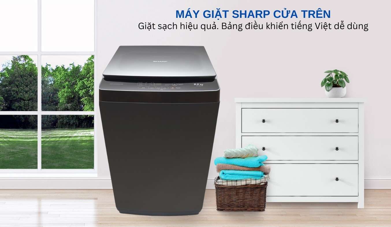 Máy giặt Sharp ES-Y90HV-S