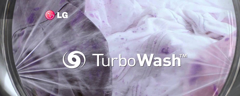 Công nghệ TurboWash giặt sạch nhanh chóng