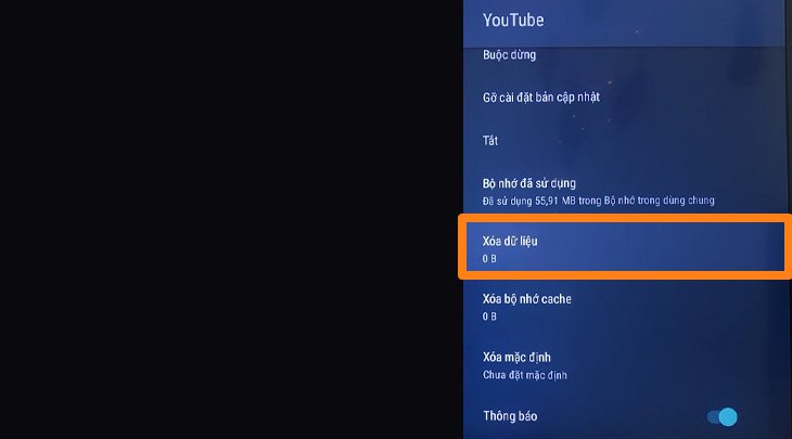 Cách khắc phục lỗi của Youtube trên tivi Sony