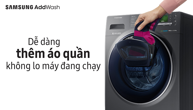tính năng vượt trội trên dòng máy giặt Samsung 